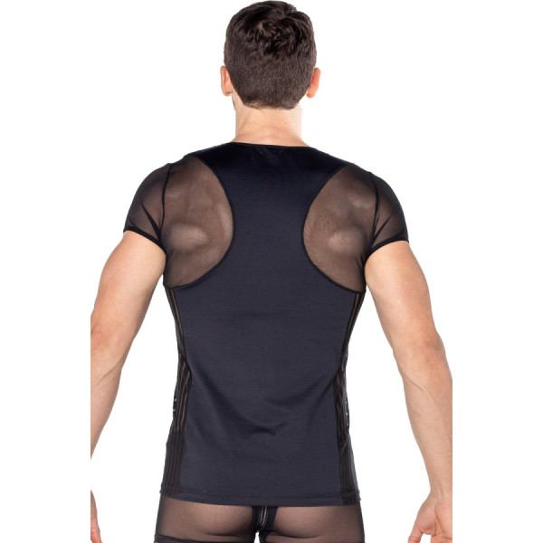T-shirt noir Biker 